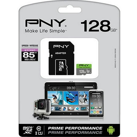 PNY 128GB Prime microSD Memory Card