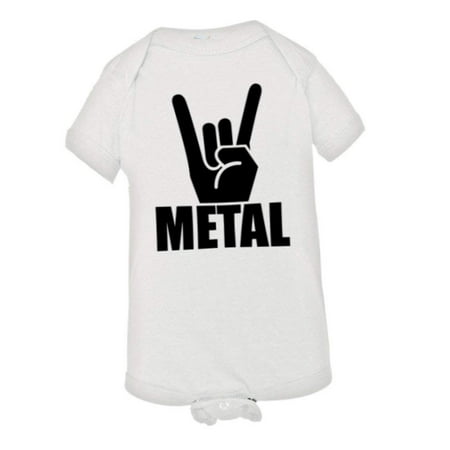 

PleaseMeTees™ Baby Metal Hand Rock Music Fingers Devil Horns HQ Jumpsuit