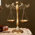 thumbnail image 6 of Balance Scale Tray Jewelry Stand Metal Storage Organizer Unique Decor for Home Office Tabletop, 6 of 9