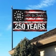 thumbnail image 4 of 250th Anniversary Flag 250th Anniversary American Flag Polyester Garden Decor 250th Anniversary Usa 250th Anniversary Gifts America 250th Ornament Patriotic Ornaments, 4 of 6