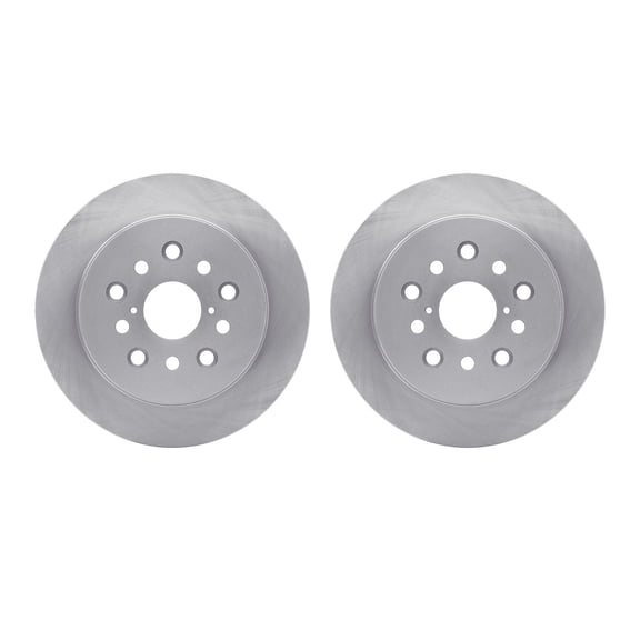 Dynamic Friction Company Rear Brake Rotors 6002-75010