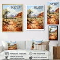 thumbnail image 4 of Designart "Enchanted Red Rock Spires" Australia Floater Framed Canvas Print, 4 of 7