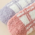 thumbnail image 5 of Prolriy Fuzzy Socks for Women, Women Plaid Plush Winter Sleeping Socks House Socks Bed Socks Hut Socks Womens Socks B, 5 of 5