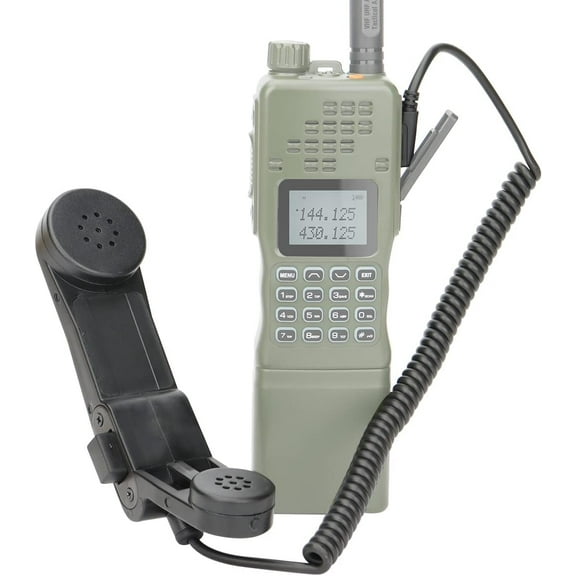 Baofeng Military Grade Radio 2Pin K-Type Microphone Military Handheld Speaker Mic for BaoFeng AR-152 UV-5R UV-S9 Plus UV-82 UV-6R DM-5R Plus Kenwood Wouxun Qansheng Puxing HYT Two Way Radios