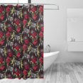 thumbnail image 2 of Rateoe Vintage Gaming Shower Curtain - Fancy Bathroom Shower Curtain Sets - Waterproof Shower Curtain with Hooks with 12 Plastic Hooks 72x72 Inches, 2 of 5
