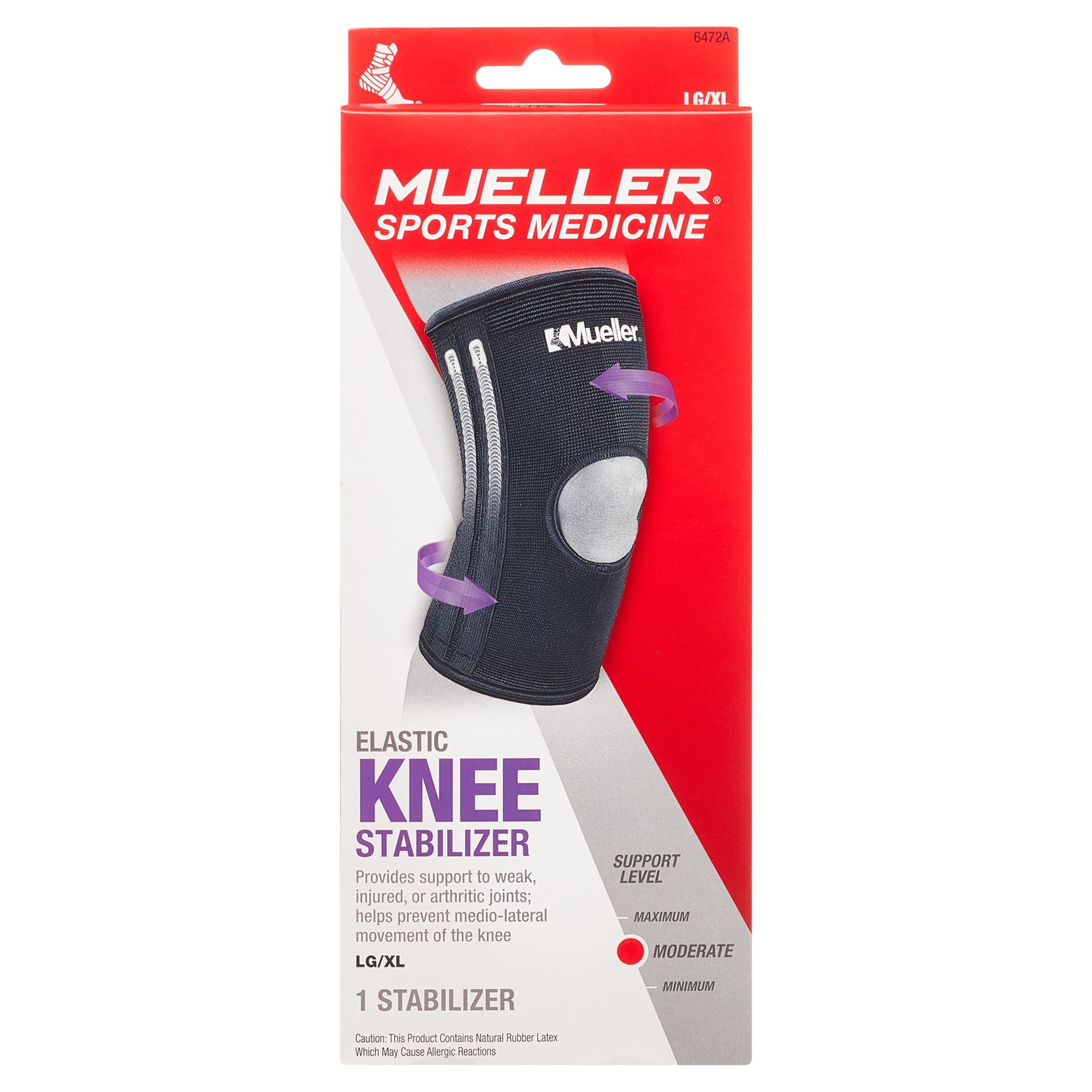 Mueller Sports Medicine Lightweight Elastic Knee Support Sleeve - Xl -  Black : Target