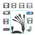 thumbnail image 5 of 5 in 1 Charging Cable for Nintendo Wii U, NEW 3DSXL, PSP, Charge Cord, 5 of 5