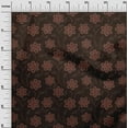 thumbnail image 3 of oneOone Cotton Poplin Brown Fabric Floral Sewing Material Print Fabric By The Yard 56 Inch Wide, 3 of 5