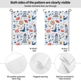 thumbnail image 2 of Wukai Watercolor Nautical Garden Flags Double Sided Welcome Garden Yard House Flags Outside Outdoor House (Only Flag), 2 of 8