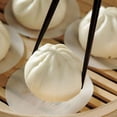 thumbnail image 3 of 500Pcs Steamer Paper Round Disposable Paper Non-Stick for Dumplings Bread, 3 of 7