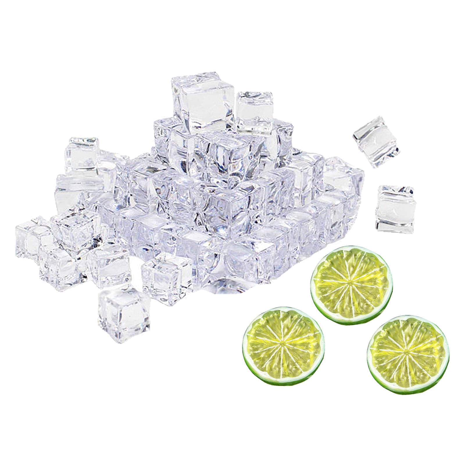 Nuolin 30 fake ice cubes decoration photography props fake ice cubes