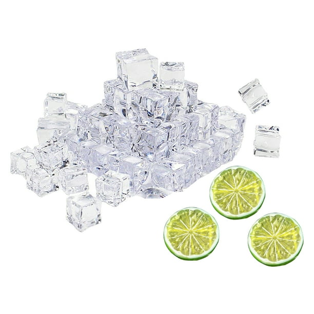 Nuolin 30 fake ice cubes decoration photography props fake ice cubes