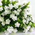 thumbnail image 2 of GRNSHTS Artificial Flowers Outdoor, 8 Bundles Faux Flowers Plants Outdoor UV Resistant Greenery Shrubs Plants Indoor Outside Hanging Planter Home Garden Decor  (White), 2 of 12