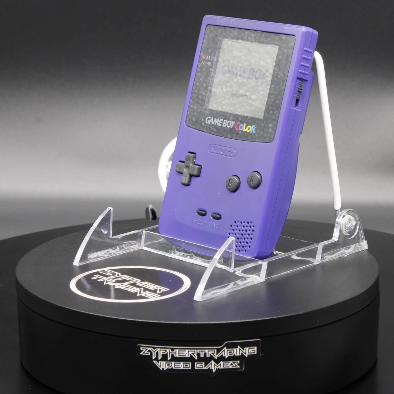 動作品 任天堂 ゲームボーイカラー 本体 クリア スケルト CGB-001 GB