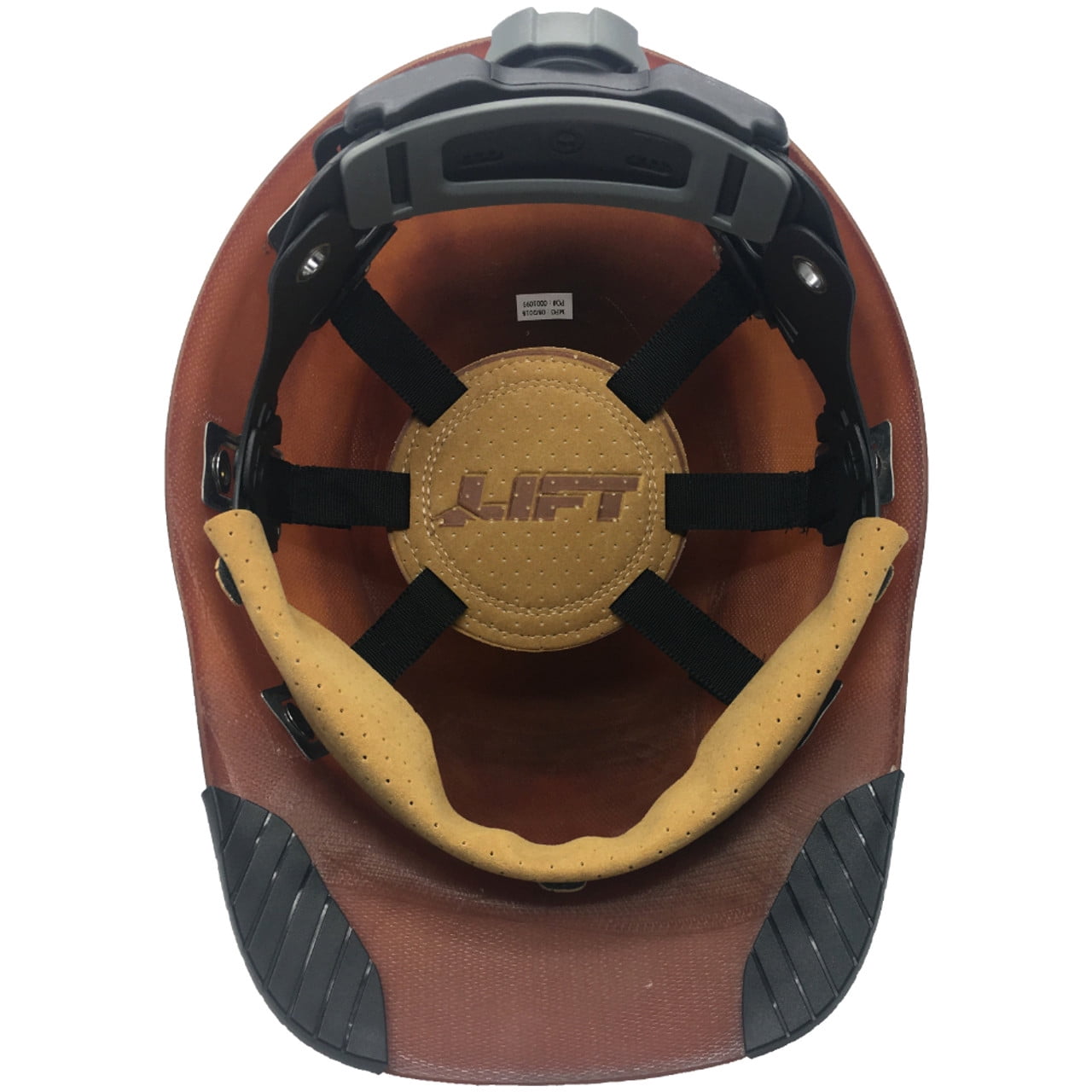 DAX Fiberglass Composite Hard Hat - Cap Style Factory Green with Tote