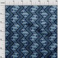 thumbnail image 2 of oneOone Viscose Chiffon Fabric Chevron Flame Stitch_Printed Fabric 1 Yard 42 Inch Wide, 2 of 4