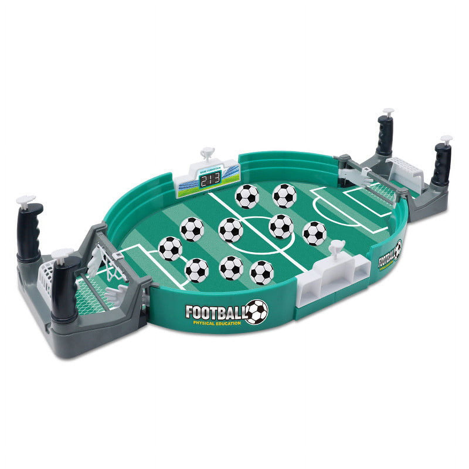 Hxlamzoo Mini Foosball Tabletop Game - 2-Player Interactive Football, Portable Compact ABS Design, Ideal for Adults, Home Office Entertainment Game Nights
