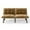 Brown, variant on Convertible Futon Sofa Bed, Folding Sofa Sleeper,Modern Sofa Couch for Small Space,Apartment,Living Room,Brown