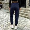 thumbnail image 2 of Lmnyox Toddler Kid's Sweatpants Fashion Elastic Waist Cuffed Pants Plain Athletic Trousers with Pockets, 2 of 6