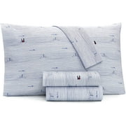 Tommy Hilfiger Sketchbook Sailing Sheet Set Twin XL Nautical Blue Nautical Blue Twin XL