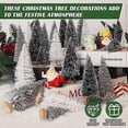 thumbnail image 4 of 30pcs Mini Weihnachtsbaum Weihnachtsdeko Knstlicher , 5 Gren Weihnachtsbaum Klein mit Holz Basis, Weihnachtsbaum mit Schnee , Tischdeko Weihnachten(Du, 4 of 5