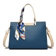 thumbnail image 3 of Bolso de mano de lujo con estampado de cocodrilo, bolso de mano de marca genuina, bolso de hombro de gran capacidad para mujer, bolso de diseño de alta calidad para mujer, 3 of 5