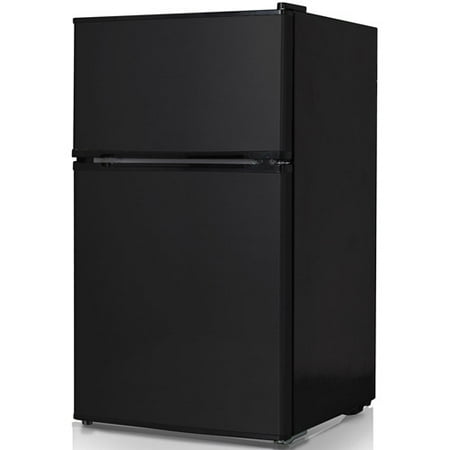 Energy Star 3.1 Cu. Ft. Compact 2-Door Refrigerator/Freezer - Black