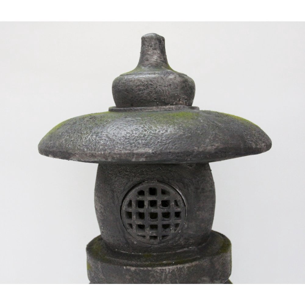 Hi-Line Gift Ltd. Grey Stone Pagoda Lantern