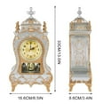 thumbnail image 2 of KARLSITEK Antique Clock,Vintage European-style Table Desk Clock,Wall Clock for Home Decoration, 2 of 3