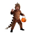 thumbnail image 2 of Dinosaur Onesie Costume for Ch'ildr'en, Hooded Animal Jumpsuit with Spikes and Tail, Halloween Christmas Cosplay Outfit, 2 of 8