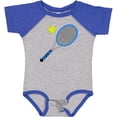 thumbnail image 3 of Inktastic Blue Tennis Racket and Ball Boys or Girls Baby Bodysuit, 3 of 5