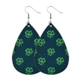 thumbnail image 2 of Pendientes para mujer, regalos para mujer, pendientes de San Patricio, pendientes verdes en forma de gota, joyería, regalo festivo para mujer, pendientes de moda., 2 of 2