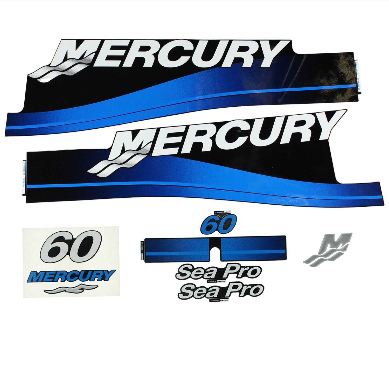 Mercury Marine New OEM Quicksilver Sea Pro Decal Kit, 37826313A01