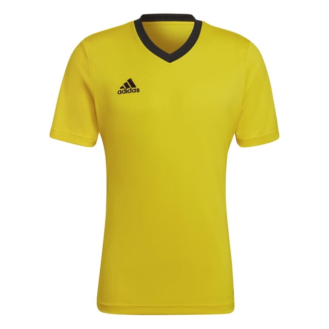 Camiseta adidas Entrada 22 para hombre Team, color amarillo/negro, talla L
