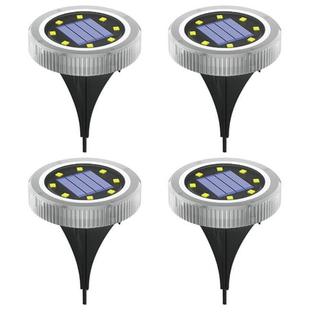

4PCS Solar Lights Outdoor Waterproof Lights LED Plug-in Lights Underground Lights Garden Lights