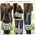 thumbnail image 4 of FORMRS Womens Shoulder Bag with Chain Strap Clutch Purse Cute Tote Handbag, Green Geometric, 4 of 7
