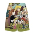 thumbnail image 6 of The Loud House Men's Short Pajama Pants Soft Trendy Sleep Shorts Breathable Ice Silk Lounge Shorts 2XL, 6 of 8