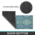 thumbnail image 7 of Bohemian Geometric Patterns Kitchen Rugs and Mats Sets Of 2, Funny Kitchen Decoration Rubber Backing Non-Slip Absorbent Mats for Sink Waterproof Runner Rug for Laundry Room 17x30+17x48inch, 7 of 7