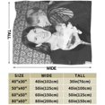 thumbnail image 3 of Lana Del Rey Poster Throw Blanket Soft Warm Flannel Throw Blankets for Sofa Bed Couch, 3 of 5