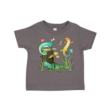 

Inktastic Cute Lizards Hanging out Gift Toddler Boy or Toddler Girl T-Shirt