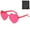 I, variant on Only Moment Sunglasses Heart Shaped Rimless Sunglasses Transparent Candy Color Frameless Glasses
