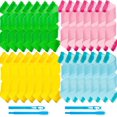 thumbnail image 1 of CARBONLIKE 28 rizadores de pelo sin calor, rizos en espiral, rizos sin calor, rizadores de pelo suaves mágicos, kit de peinado con 2 piezas de ganchos de peinado para la mayoría de tipos de peinados LingWen 1327534351415, 1 of 1