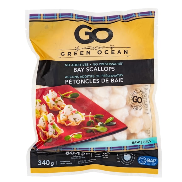 GO BAY SCALLOPS, GREEN OCEAN GO BAY SCALLOPS
