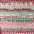 thumbnail image 2 of Merry Christmas Red & Green Plaid Homespun Fabric 2.5 X 44 inch Precut Roll (Jelly Roll)- 22 pc. by JCS, 2 of 7