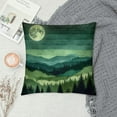 thumbnail image 2 of COMIO Modern Geometry Mountain Forest Camping Throw Pillow Case Cushion Cover Home Sofa Decorative, 2 of 5