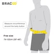 thumbnail image 4 of Faja lumbar ajustable Bracoo, soporte para aliviar el dolor de espalda en hombres y mujeres, ideal para dolor lumbar, ciática, escoliosis, levantamiento de pesas y entrenamientos, BS33, 4 of 5