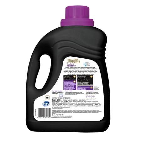 Woolite Darks Defense Liquid Laundry Detergent – Protects Dark Clothes from Fading, 66 Loads, 100oz