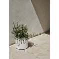 thumbnail image 5 of Veradek Mod Series 13" Plastic-Stone Short Planter - (White), 5 of 8