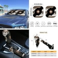 thumbnail image 5 of Yuyamidu Aztec Western Car Seat Cover Set of 16 Geometric Car Window Shade Steering Wheel Cover Handbrake Cover Gear Shift Knob Cover Seat Belt Covers Rear View Mirror Cover Coasters Key Chain, 5 of 7
