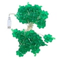 thumbnail image 2 of SDJMa St Patrick’s Day String Lights, 6.6ft 20LEDs Green Shamrock LED String Light for Irish Lucky Day Home Decor Party Supplies, USB Plug-in, 2 of 8